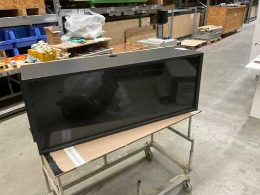 Vetrine incorporate con vetro (preparazione, illuminazione LED) 2 x