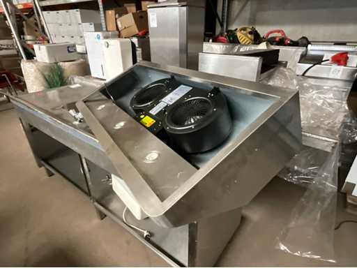 Cappa estrattrice in combisteel