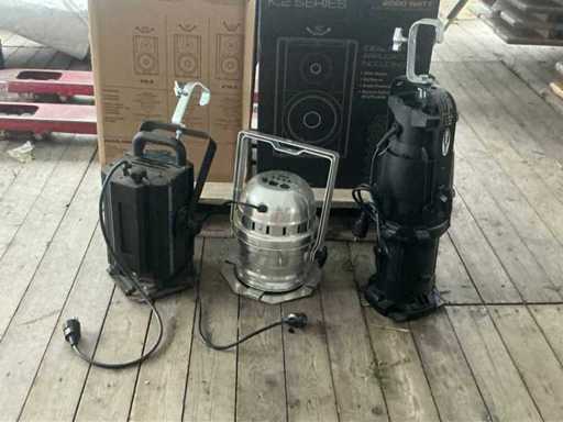 Theater verlichting diverse (8x)