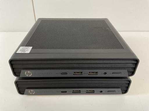 HP EliteDesk 800 G6, Core(TM) i7 10th Gen, 16 GB RAM, 512 GB NVMe Mini Desktops (2x)