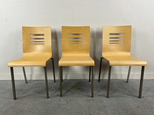 PEDRALI - - Chaise de cantine (3x)