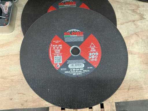 Globe A 30-36 SBF type 41 Grinding wheels (3x)
