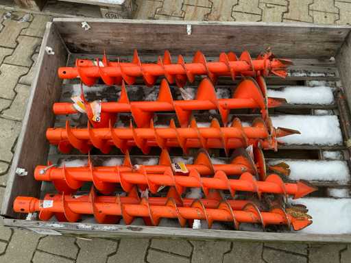 Diverse grondboor (9x)