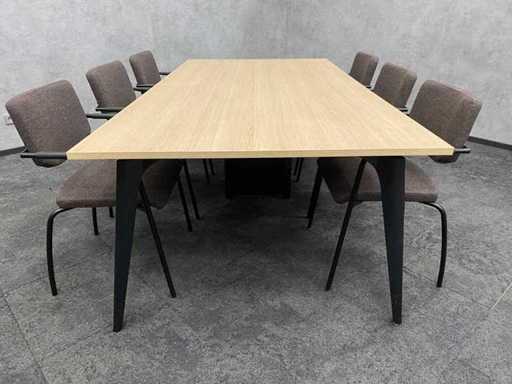 18 Uhr Meeting-Set, 240x120 Kaffee