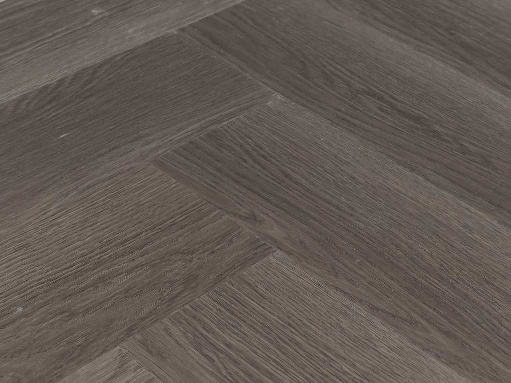 91 m2 SPC PVC-click herringbone - 610 x 150 x 4 mm