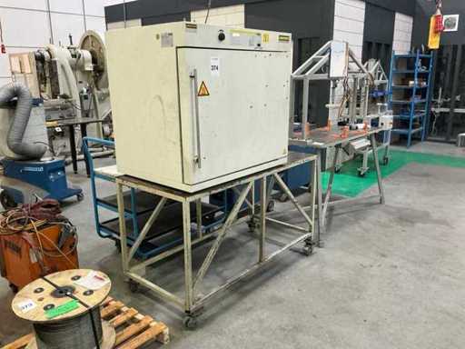 Four Nabertherm TR240 sur support mobile