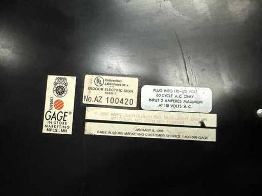 Lampe billard Budweiser - Various Light Equipment