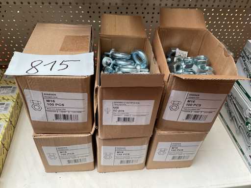 Moeren M 16 en ringbouten