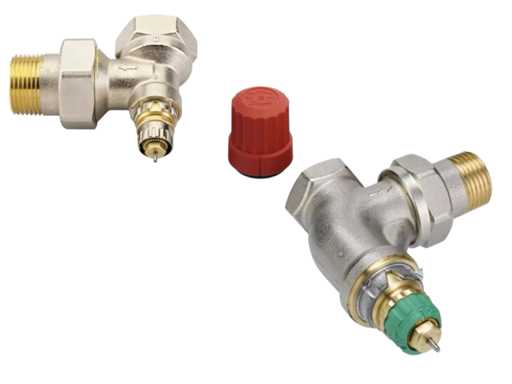 Danfoss RA-N 25 1” en RA-DV 15 1/2” Thermostaatkranen