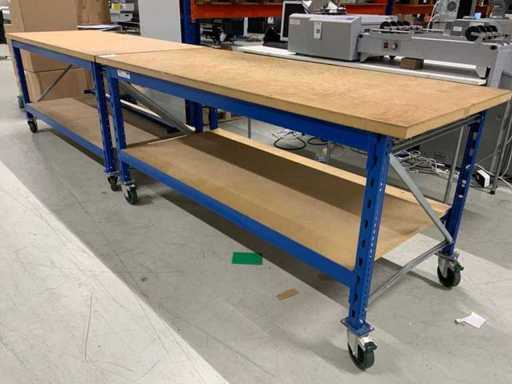 Mobile work table (2x)