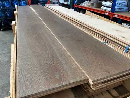 Assi ingegnerizzate - Quercia europea - Pavimento in legno 85m2