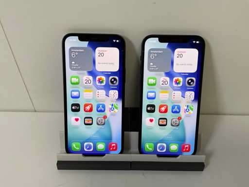 Apple iPhone 12 - 128GB - Black (2x)