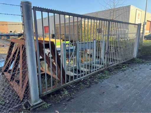 Gegalvaniseerd hekwerk (5,80x2,00 mtr)