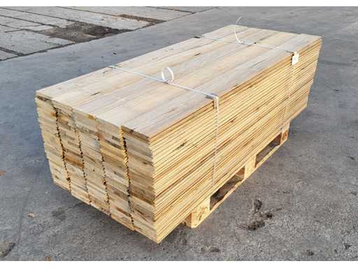 37,8 m2 deski podłogowe z dębu afrykańskiego 18 x 140 mm, długość 180 cm (150x)