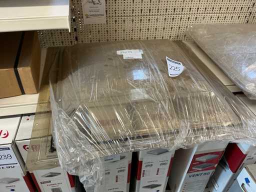 Capota plafonului din sticlă fumurie