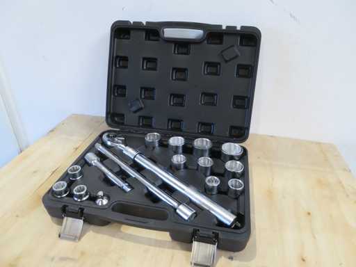 Ensemble de clés à douille KRAFT-WORLD 3/4"