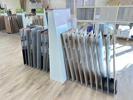 Stojak prezentacyjny z próbkami podłogi (23x)