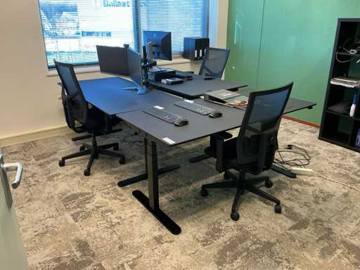 Linak DF2 electrisch verstelbaar bureau 180x80