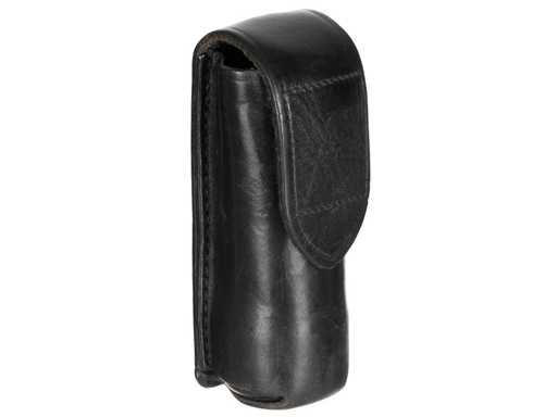 Brit. Verteidigungsspray-Etui, Leder, schwarz, gebraucht (Meier) (40x)