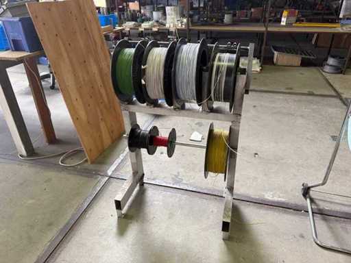 Cable reel/ wire unwinding rack