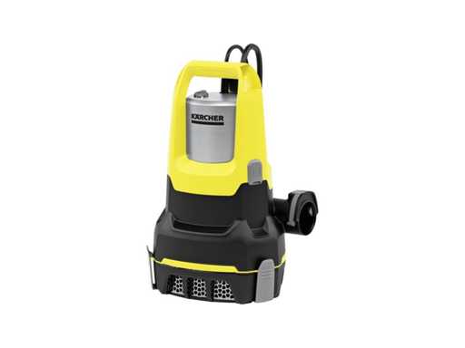 Kärcher SP 17.000 Flat Level Sensor Submersible Pump - Water yield 17000 l/h - Flat suction up to 1 mm - Grain size max. 5 mm