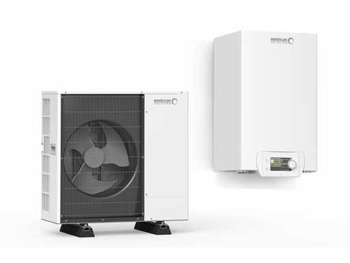 Pompe à chaleur air-eau 8kW - BLW Mono avec élément chauffant