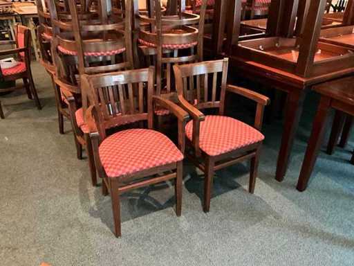 Restaurantstoel met leuning (12x)