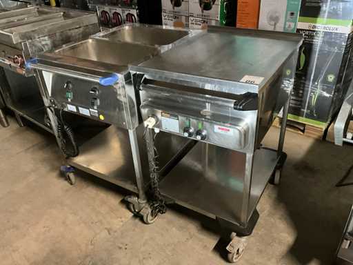 Mobile bain-marie (2x)