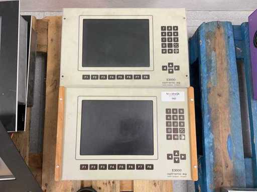 Optronic E3000 Operator monitor (2x)