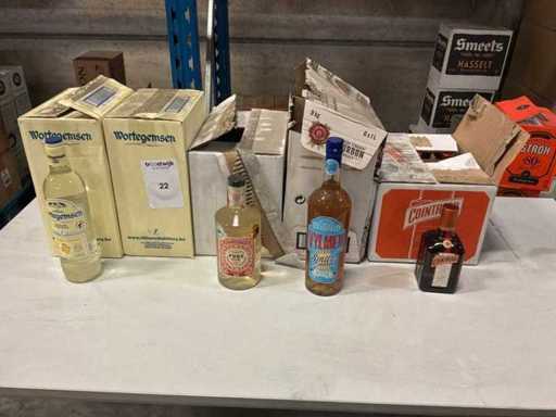 Lotto di liquore, gin e gin