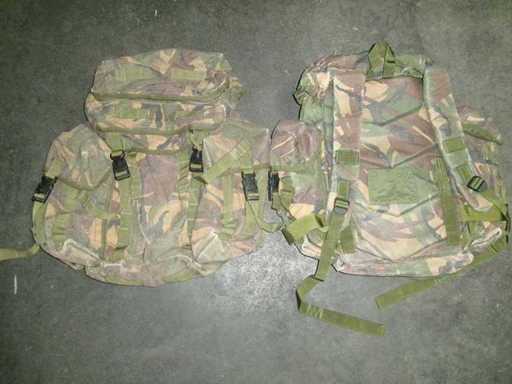 GB Backpack Patrol, DPM, d’occasion, dans une boîte en bois (G2) (15x)
