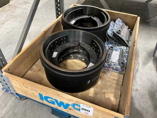Ø 420 mm Bremstrommel (2x)