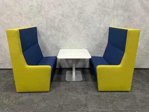 Acoustic train setup blue-green