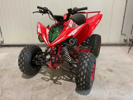 2025 Ultra Motocross ATX 125 Raptor Quad Red