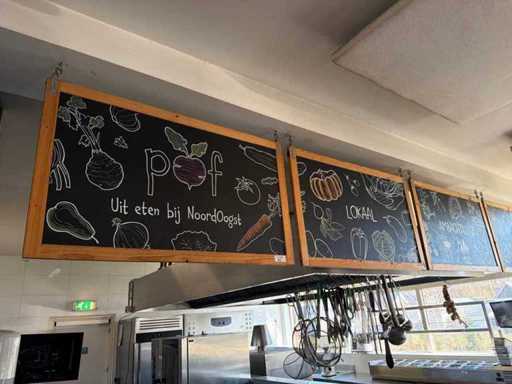 Uithang krijtborden (menu) (4x)