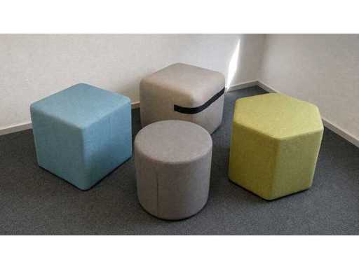 steelcase - Upholstered Ottoman (4x)
