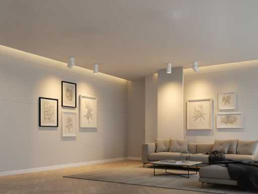 GU10 Luminaire spot monté en surface rotatif (12x)