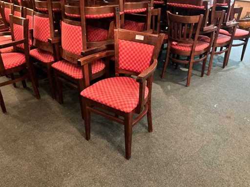 Restaurantstoel met leuning (11x)