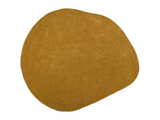 fonQ- ebble Teppich ã ̃200 cm - Olive - Teppich