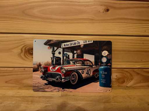 Metalen reclamebord 30x20cm