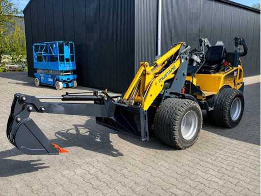 Hydraulischer Ausleger mit Baggerschaufel