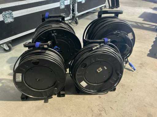 Procab Audio datakabel haspel (4x)