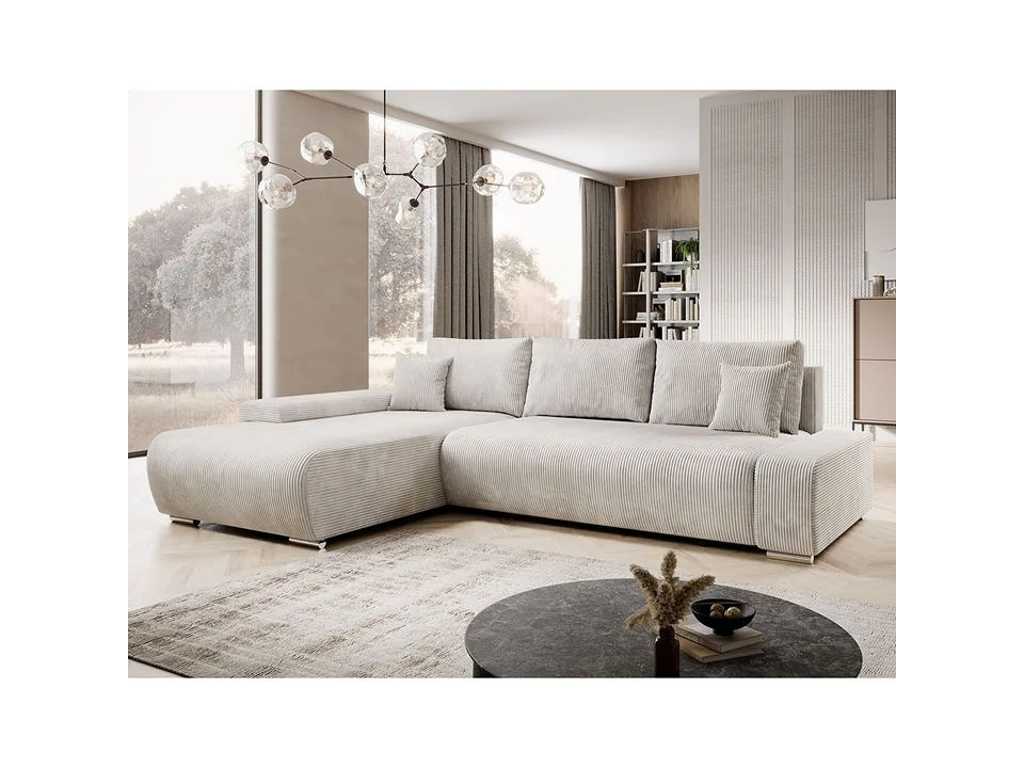 Trendy and comfortable sofa with corduroy fabric