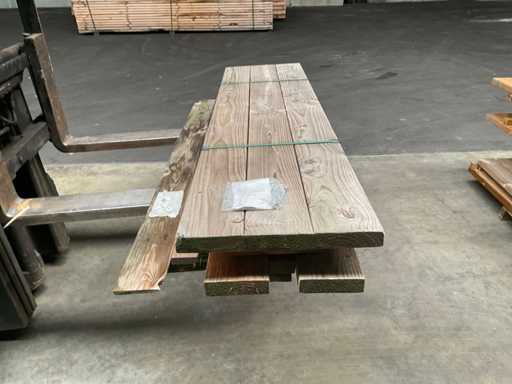 Banc? de gr?din? Hillhout Douglas cu sp?tar 200x50x45 cm