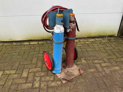 Chariot de soudage/ensemble de soudure à oxy-combustible