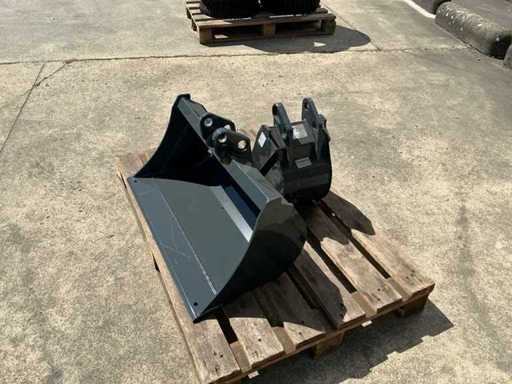 Seaux d’excavatrice Avant Set 75cm+25cm