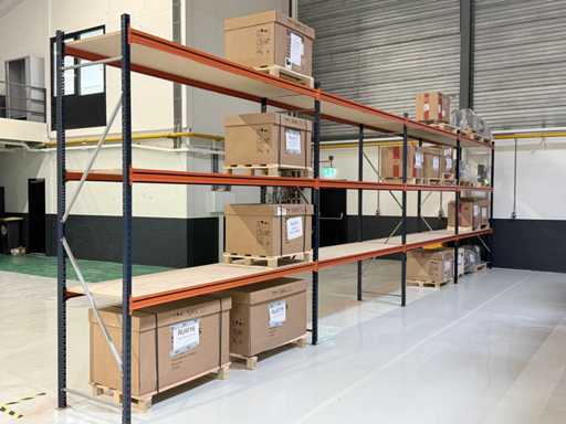 Legbordstelling grootvakstelling 11.2m lang.