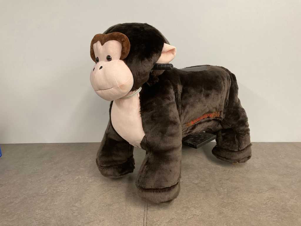 Elektryczna zabawka do jazdy małpa