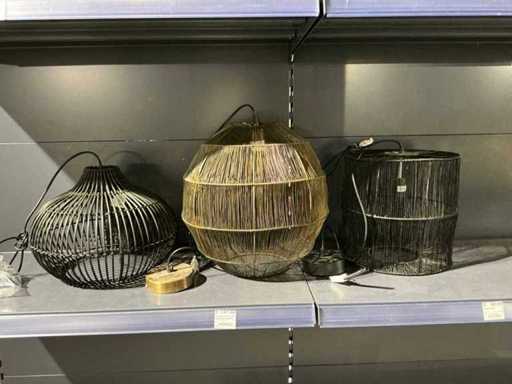 Diverses lampes suspendues (3x)