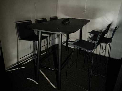 Hohe Konferenztabelle (2x)